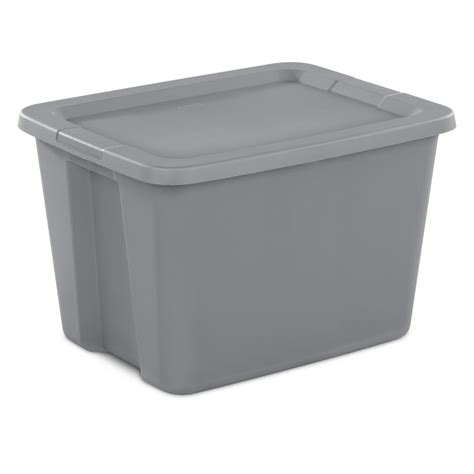 sterilite 18 gal 68 l tote box steel|sterilite 18 gallon tote clear.